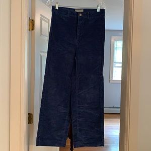 Everlane The corduroy wide-leg pant - blue - sz 6